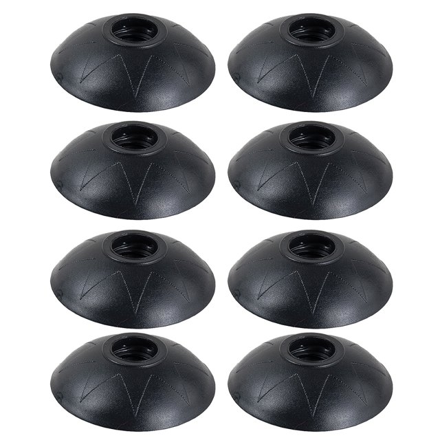 20 Pcs Embouts de Bâton d'Escalade Randonnée Extérieur Paniers de Ski Accessoires de Randonnée de Remplacement (Noir)
