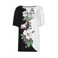 thumbnail image 5 of HOMBOM Spring Shirts for Women Blouse Casual Floral Young Womans Tops Henley V-Neck, 5 of 5