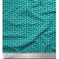 thumbnail image 1 of Soimoi Polyester Crepe Fabric Paper Boat Art & Craft Print Fabric by Yard 52 Inch Wide, 1 of 3