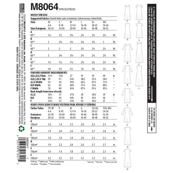 NoraMcCalls - Misses Dress-L-XL-XXL