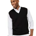 thumbnail image 4 of Henbury Mens Cotton Acrylic V Neck Sleeveless Sweatshirt, 4 of 4