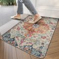 thumbnail image 3 of Bohemian Orange Ethnic Design Rug Welcome Doormat for Indoor/Outdoor Entrance Bohemian Orange Ethnic Design Rug Decoration Door Mat Kitchen Door Mat Bedroom Doormat 17x30 Inch, 3 of 6