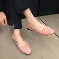 thumbnail image 2 of Xiaoxatg Women's Casual Shoes - Fashionable Solid Color Suede Stirrup Shoes for All-Day Comfort 7 Pink, 2 of 9