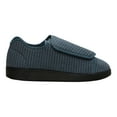 thumbnail image 4 of Silverts Adaptive Slippers, Easy Close - Men, Steel, Size 7, 2X Wide, 1 Ct, 4 of 9