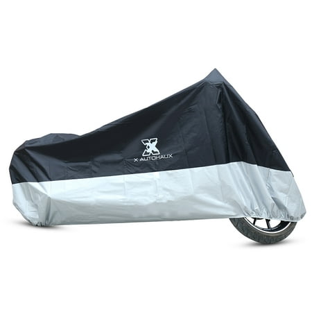 190T Waterproof Motorcycle Cover All-weather Rain UV Dust (Best All Weather Motorcycle Cover)