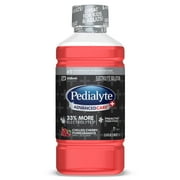 Pedialyte AdvancedCare Plus Electrolyte Drink, 1 Liter, with 33% More Electrolytes and has PreActiv Prebiotics, Chilled Cherry Pomegranate