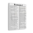 thumbnail image 2 of Scripture Walls Romans 1 Chapter White Bible Canvas Christian Wall Art Ready to Hang Unframed, 2 of 17
