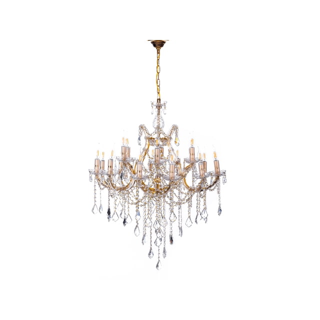 Candil Colgante de Cristal Cortado Gamalux 19 Luces CLASICO