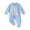Blue, variant on YABCSAZ Toddler Baby Easter Romper Long Sleeve Bunny Graphic Kids Jumpsuits Casual Loose Pllover Button Open Pants Boys Girls Unisex Pajama Infant Newborn Baby outfits Size 0 Month