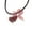 Wine red, variant on Y2K Resin Goldfish Pendant Necklace for Women Fashion Egirl Punk Clavicle Chain