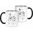 thumbnail image 1 of YIQXKOUY Couples Gifts Coffee Mugs Set Cute Matching Coffee Mug Couples Ceramic Coffee Mugs for Wedding Gifts Anniversary Engagement Valentines Day Gifts for She He Couples, 1 of 5
