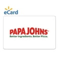 Papa John's 50 eGift Card