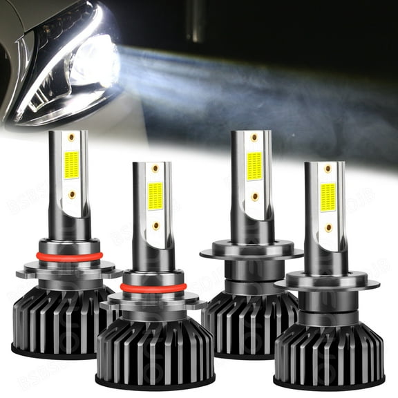 For Kia Optima Forte 2017-2018 Super Bright White LED Headlight High/Low Beam Bulbs