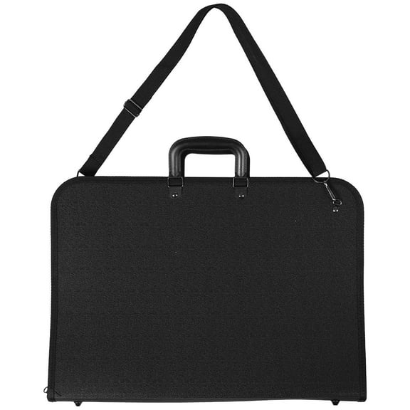 CIMAXIC Sketch Portfolio Case Art Portfolio Bag Black Polyester 1Pack Sketching Supplies Painting Activities