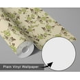 thumbnail image 6 of S4sassy Removable Nature-inspired Waterproof Wall Wrap, Wallcover, Rose Print Contact Paper for Walls, Cabinets, and Dresser, Self Adhesive Vinyl Wallpaper Roll, DIY Home Decor - Green (25"x60" inch), 6 of 9