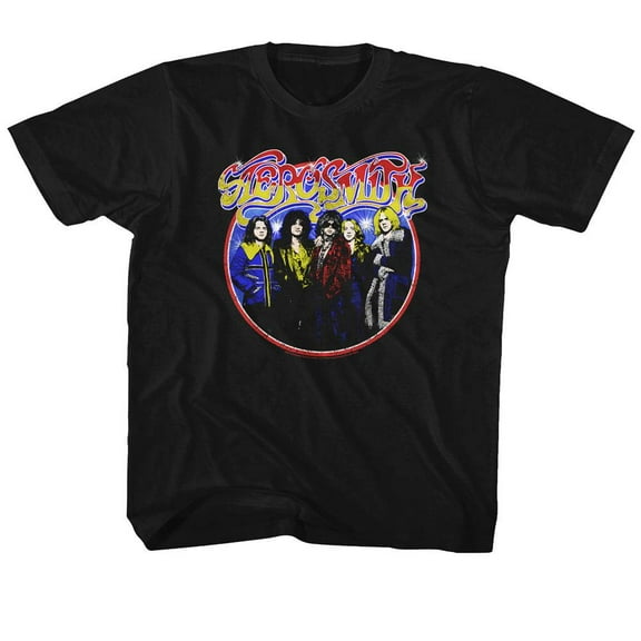 Aerosmith Ze Bad Print Black Youth T-Shirt