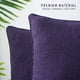 thumbnail image 4 of Fundas de almohada HPUK de lino, 45 x 45 cm, 2 unidades, color morado, 4 of 8