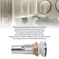 thumbnail image 3 of Drain Stopper Vanity Vessel, Bathroom Sink Drain Short Stainless Steel Flip Top  For Kitchen, 3 of 8