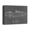 thumbnail image 2 of Creative Products Retro Car Gray 11x14 Canvas Wall Art, 2 of 5