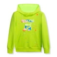 thumbnail image 2 of Chandail à Capuche Garçon Imprimé Lettres Colorées Chandail Décontracté Manches Longues avec Poche Confortable Haut Enfant, 2 of 8