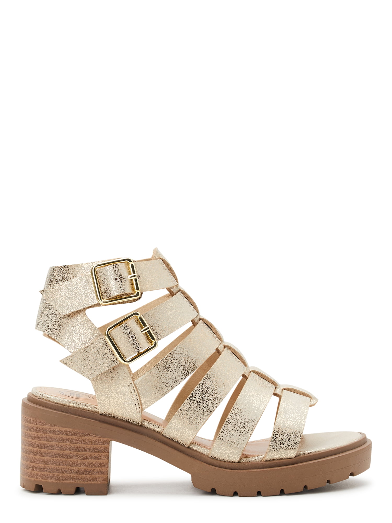 Wonder Nation Little & Big Girls Block Sandal