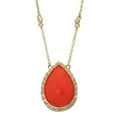 thumbnail image 1 of Designer Jewelry A0240GLCR MX Collection de Signature en Gros Collier Corail et Or, 1 of 1