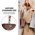 thumbnail image 5 of Asuwish Phone Case for Google Pixel 9/9 Pro 5G Wallet Cell Cover with Tempered Glass Screen Protector Slim Lanyard Wrist Strap RFID Ring Stand Credit Card Holder Slot Pixel9 9Pro Nine Women Men Brown, 5 of 10