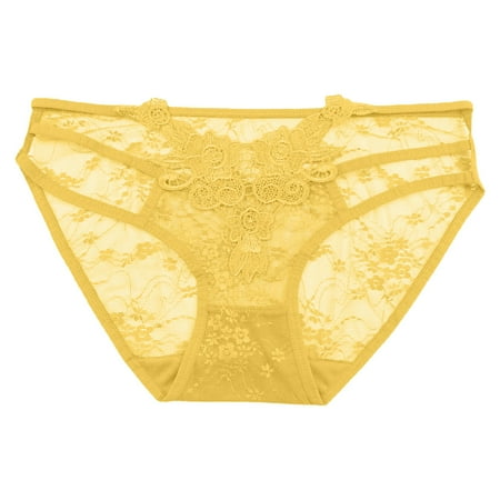Xiaoxatg Sexy Panties for Women Women Sexy Solid Color Sexy Lace Comfortable Panties plus Size Womens Underwear