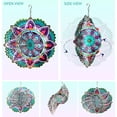 thumbnail image 4 of Wind Spinner Aoedelyart Mandala Purple Star, 30 cm, acero inoxidable, 4 of 8