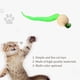 thumbnail image 4 of Campana De Cola Ondulada Caterpillar Cat Toy Cuentas de madera Wiggly Snake Tail Gusano Mascota Masticar Suministros para gatos, 4 of 4