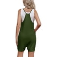 thumbnail image 4 of Maternity Women Solid Color Sleeveless Overalls Casual Loose Jumpsuit Shorts, 4 of 6