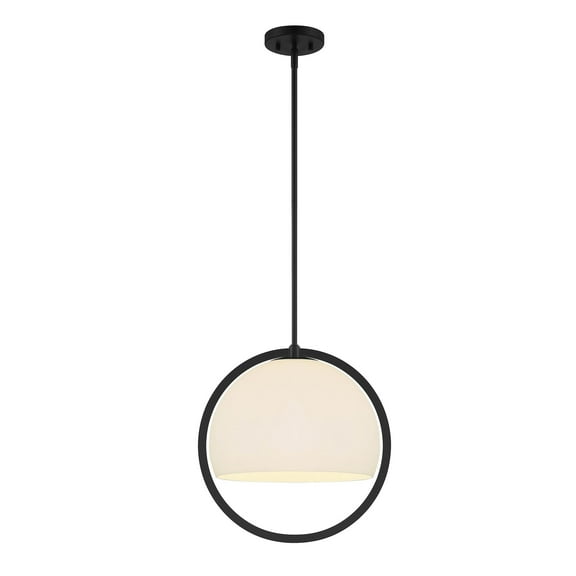 Designers Fountain Eterna 1 Light Matte Black Pendant, D274M-16P-MB