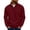 #187-Red, variant on Mineart Men Quarter Zip Pullover 1/4 Zip Mock Neck Fleece Sweatshirt Long Sleeve Tops