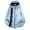 Blue, variant on Mountain Techwear Waterproof Hooded Jacket for Unisex, Loose Fit Long Sleeve with Zipper Pockets, Casual Outdoor Outerwear, 1 Piece, S-4XL, Plus Size Friendly