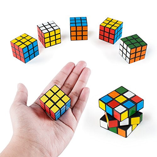 Paquet De 4 Mini Puzzle Coloré Cube Et Étoile Gommes