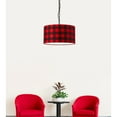 thumbnail image 3 of Dainolite - Braxton - 1 Light Medium Pendant-Matte Black Finish-Buffalo Check, 3 of 4