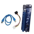 thumbnail image 1 of 30cm USB 3.0 PCI-E 1x a 16x Placa de extensión de tarjeta vertical + Cable de alimentación Soledad USB Extender Riser, 1 of 3