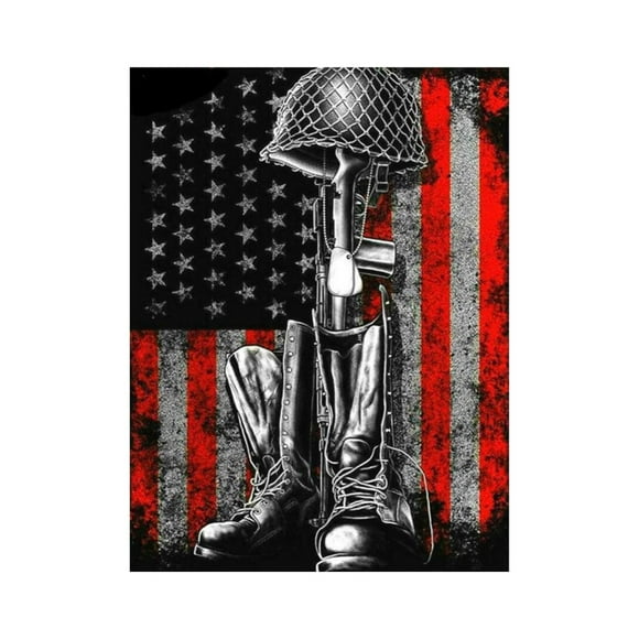 NANDIYNZHI Clearance! Diamond Painting Draw Diy Diamond Drilling Canvas Painting Soldiers Equipment Paste Drilling Canvas Decoration Painting， Diamond Art Clearance Sale