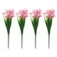 thumbnail image 1 of 1 Set 4PCS Simulados Violet Flowers Flor Arreglo Decoraciones Falsas Flores, 1 of 6