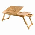 thumbnail image 5 of Support pour Ordinateur Portable en Bambou / Support pour Ordinateur Portable - Hauteur et Angle Réglables, 5 of 5