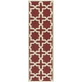 thumbnail image 5 of SAFAVIEH Cambridge Liz Geometric Wool Runner Rug, Rust/Ivory, 2'6" x 12', 5 of 10