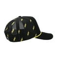thumbnail image 4 of Pokemon Pikachu Thunderbolt Pattern Black Trucker Hat, 4 of 7