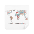 thumbnail image 1 of Global Map Country Geography Wordcloud Glasses Cloth Screen Cleaner Suede Fabric 2 Pack, 1 of 2