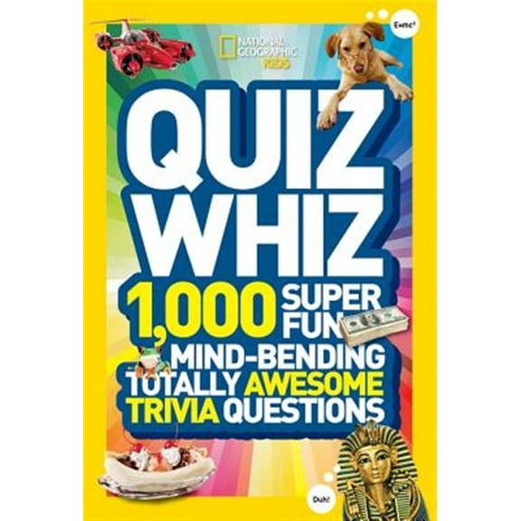 Pre-Owned Quiz Whiz: 1,000 Super Fun, Mind-Bending, Totally Awesome Trivia Questions (Paperback) 1426310188 9781426310188