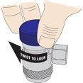 thumbnail image 2 of Mastercool Low Side Manual R134a Safety 82934-SL, 2 of 2