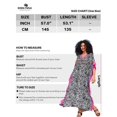thumbnail image 5 of Edolynsa Women's Stylish Kaftan Dresses Maxi Beach Tops Long Caftan Loungewear Swimsuit Cover ups Summer Outfits Resort Wear House Wear, 5 of 7