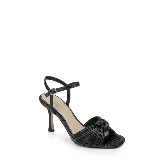Jewel Badgley Mischka Hydee Pleated Stiletto Sandal