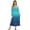 Blue Glitter Gradient Print, variant on Women's Nightgowns Soft Button Front Sleep Shirt Long Sleeve Night Gown Fall Winter Pajama Dress Cozy Full-Length Nightwear for Home Bedroom, XL, Sunflower Retro