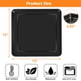 thumbnail image 4 of Air Fryer Grill Pan, 13 * 13'' Air Fryer Grill Crisper Plate Rack Accessories Replacement Parts Tray for Ninja Foodi SP101 SP100 Air Fryer Oven, 4 of 7