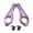 Purple, variant on GARENDE 2Pcs Bike Handlebar Ends Handle Bar Ends for Road Bike Mountain Bike